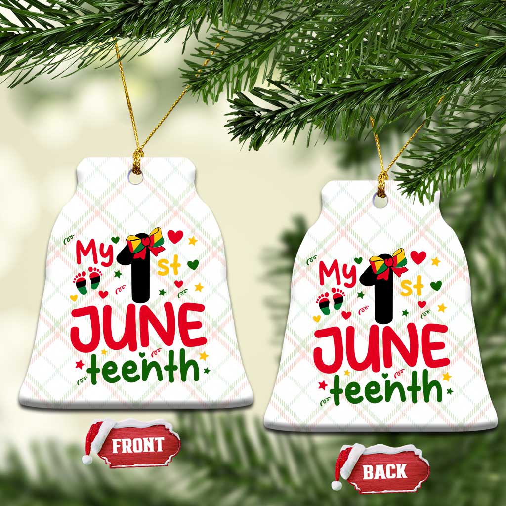 My First Juneteenth Ceramic Ornament African American Baby Freedom Day
