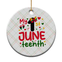 My First Juneteenth Ceramic Ornament African American Baby Freedom Day