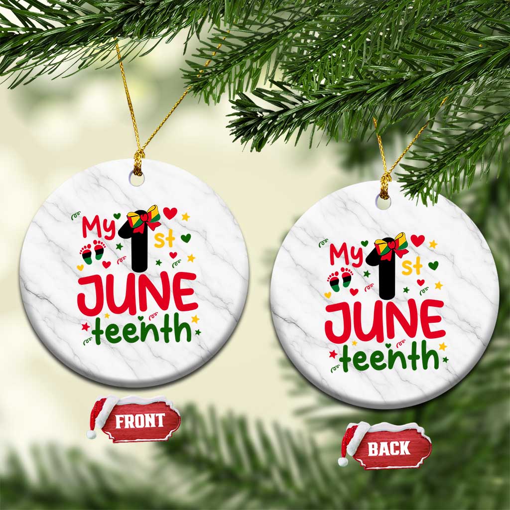 My First Juneteenth Ceramic Ornament African American Baby Freedom Day