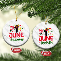My First Juneteenth Ceramic Ornament African American Baby Freedom Day