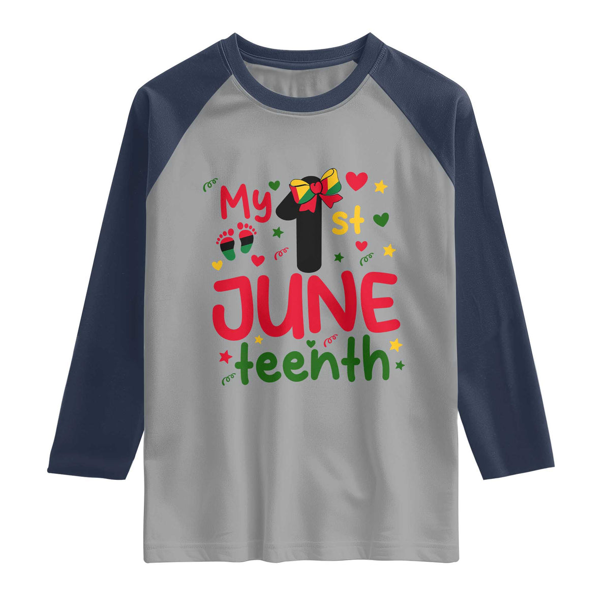 My First Juneteenth Raglan Shirt African American Baby Freedom Day