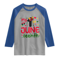 My First Juneteenth Raglan Shirt African American Baby Freedom Day