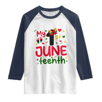 My First Juneteenth Raglan Shirt African American Baby Freedom Day