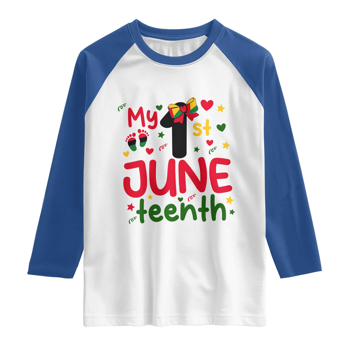 My First Juneteenth Raglan Shirt African American Baby Freedom Day