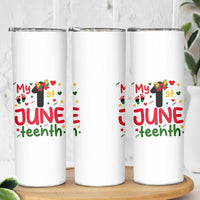 My First Juneteenth Skinny Tumbler African American Baby Freedom Day