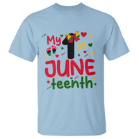 My First Juneteenth T Shirt African American Baby Freedom Day