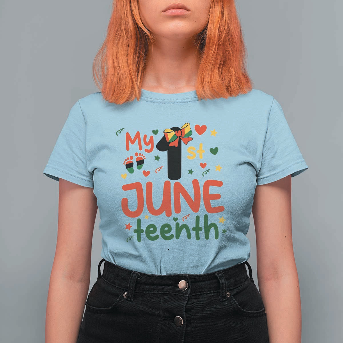 My First Juneteenth T Shirt For Women African American Baby Freedom Day