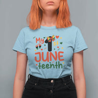 My First Juneteenth T Shirt For Women African American Baby Freedom Day