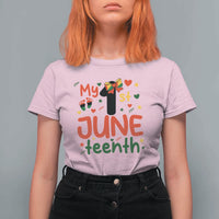 My First Juneteenth T Shirt For Women African American Baby Freedom Day