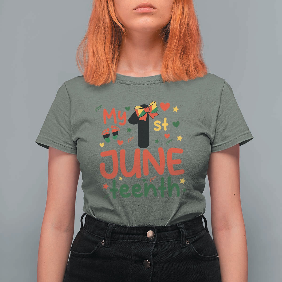 My First Juneteenth T Shirt For Women African American Baby Freedom Day