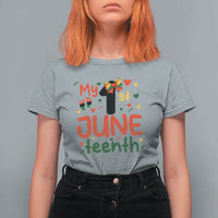 My First Juneteenth T Shirt For Women African American Baby Freedom Day