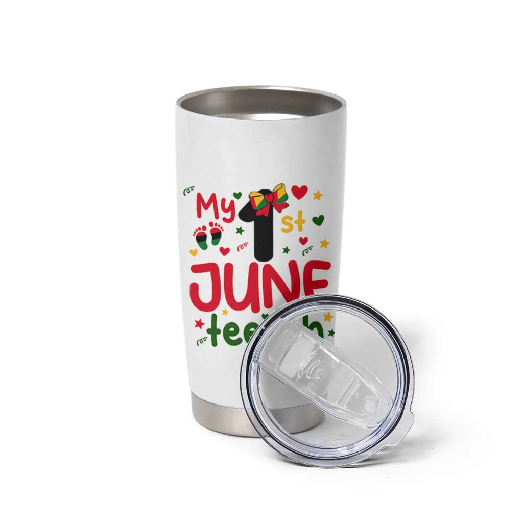 My First Juneteenth Tumbler Cup African American Baby Freedom Day