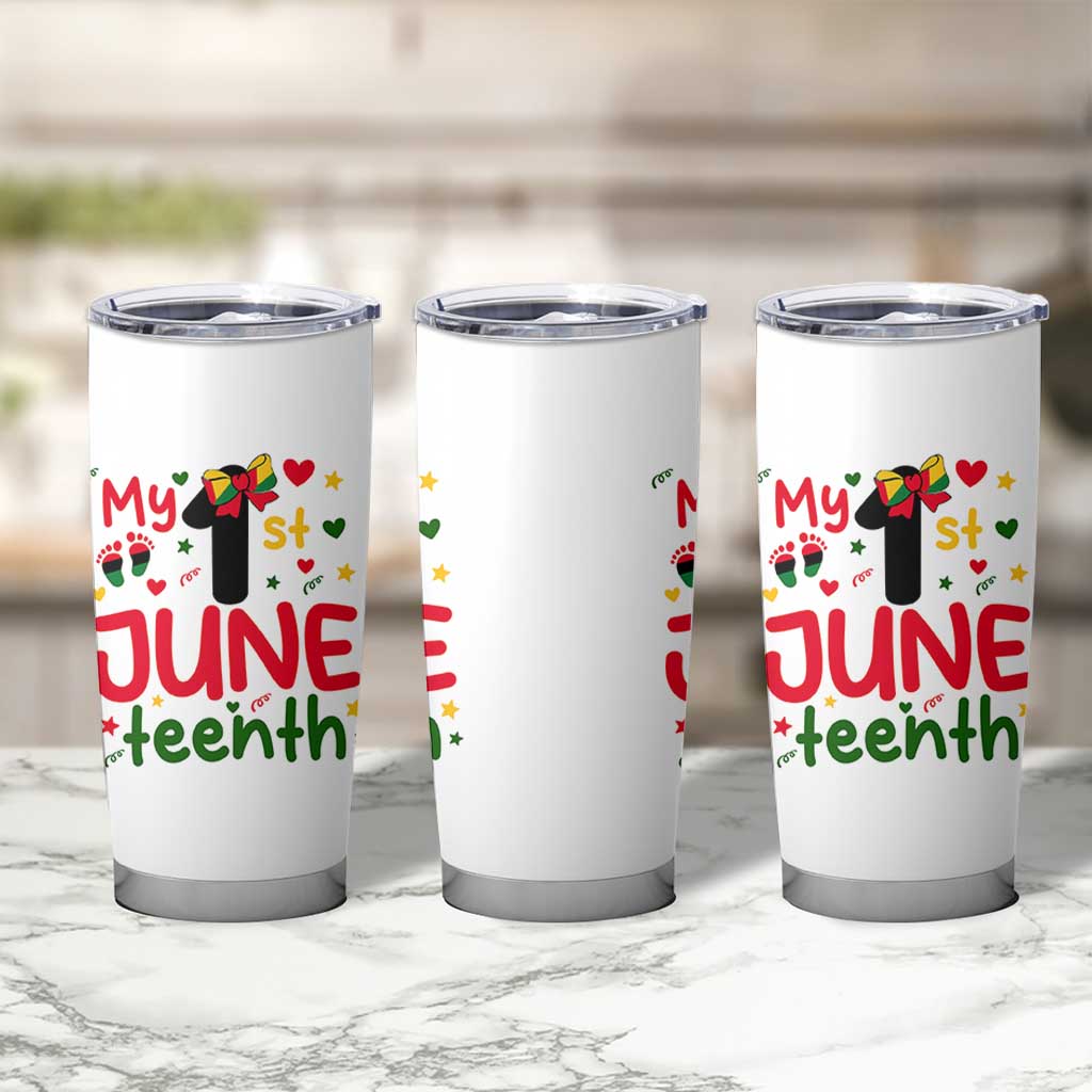 My First Juneteenth Tumbler Cup African American Baby Freedom Day
