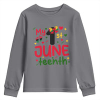 My First Juneteenth Youth Sweatshirt African American Baby Freedom Day
