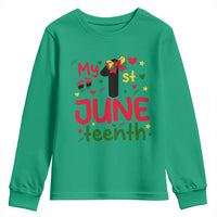 My First Juneteenth Youth Sweatshirt African American Baby Freedom Day