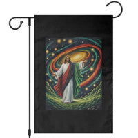 Black Jesus Juneteenth Garden Flag African American Christian Pride