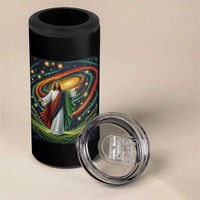 Black Jesus Juneteenth 4 in 1 Can Cooler Tumbler African American Christian Pride
