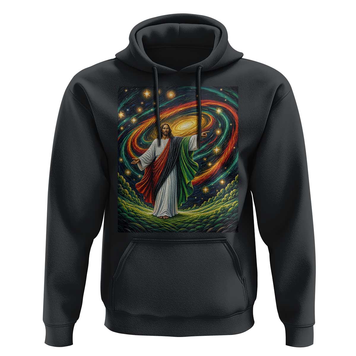 Black Jesus Juneteenth Hoodie African American Christian Pride