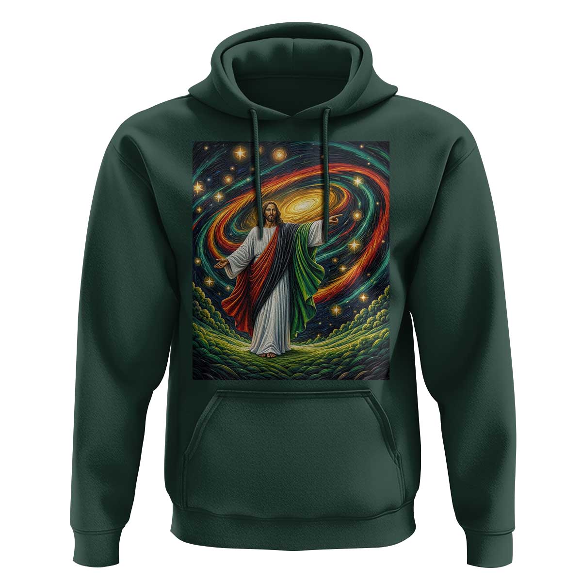 Black Jesus Juneteenth Hoodie African American Christian Pride