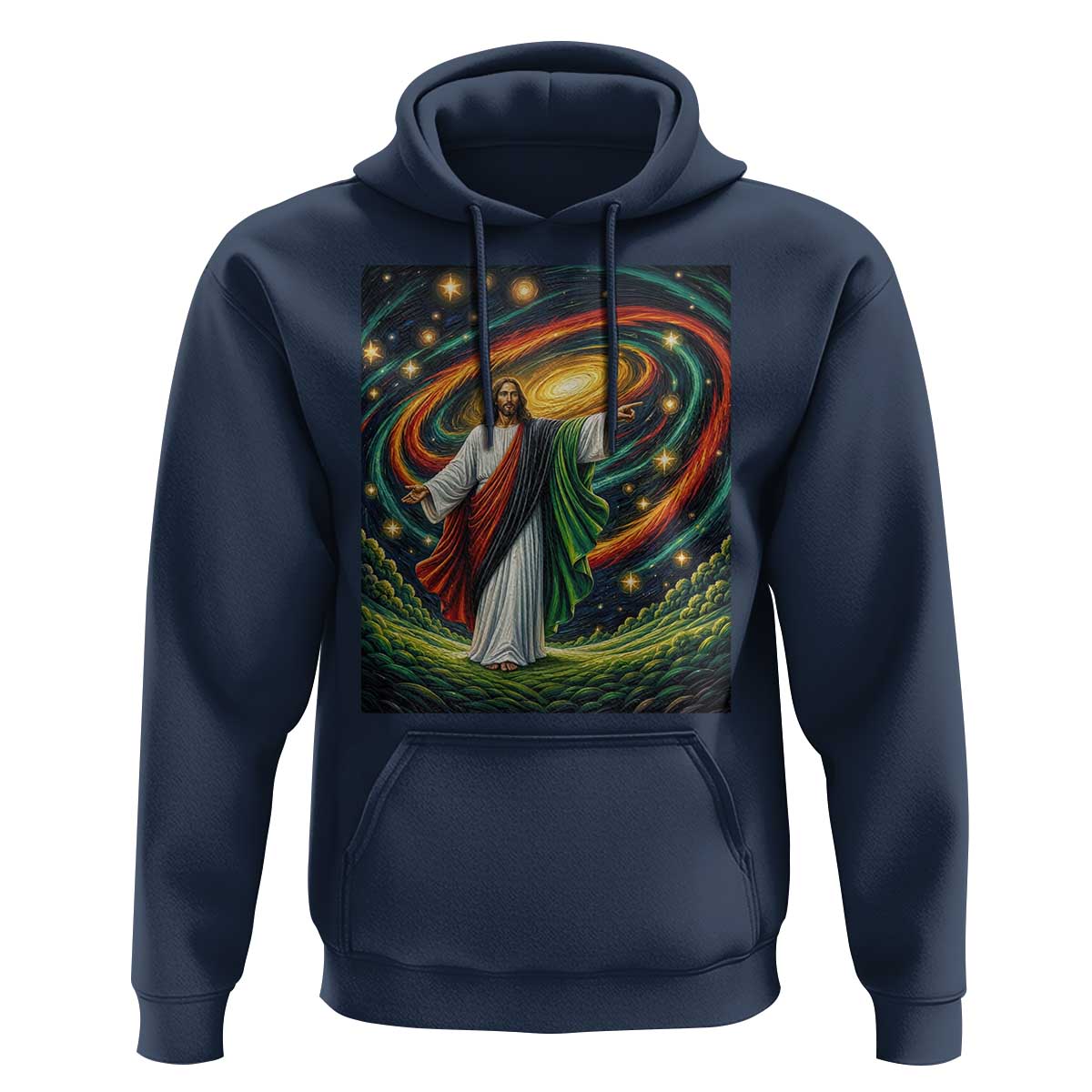 Black Jesus Juneteenth Hoodie African American Christian Pride