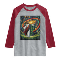 Black Jesus Juneteenth Raglan Shirt African American Christian Pride