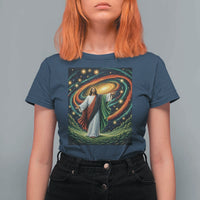 Black Jesus Juneteenth T Shirt For Women African American Christian Pride