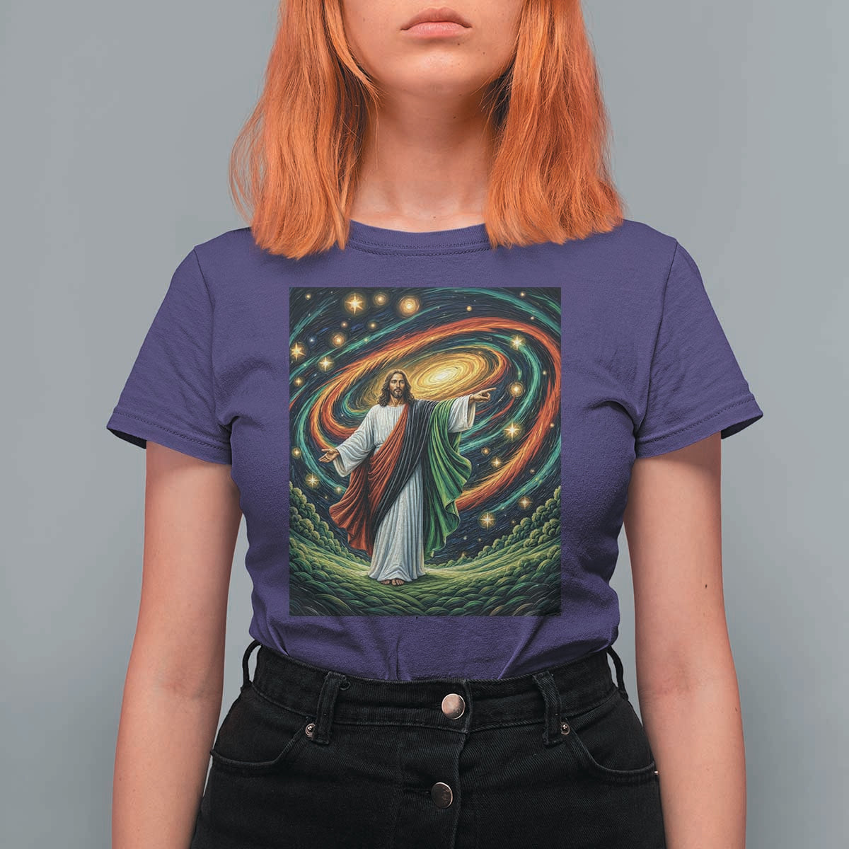 Black Jesus Juneteenth T Shirt For Women African American Christian Pride