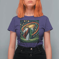 Black Jesus Juneteenth T Shirt For Women African American Christian Pride