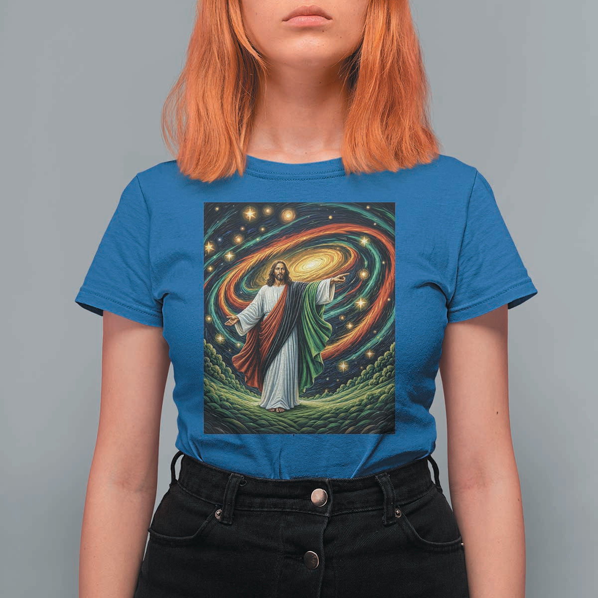 Black Jesus Juneteenth T Shirt For Women African American Christian Pride