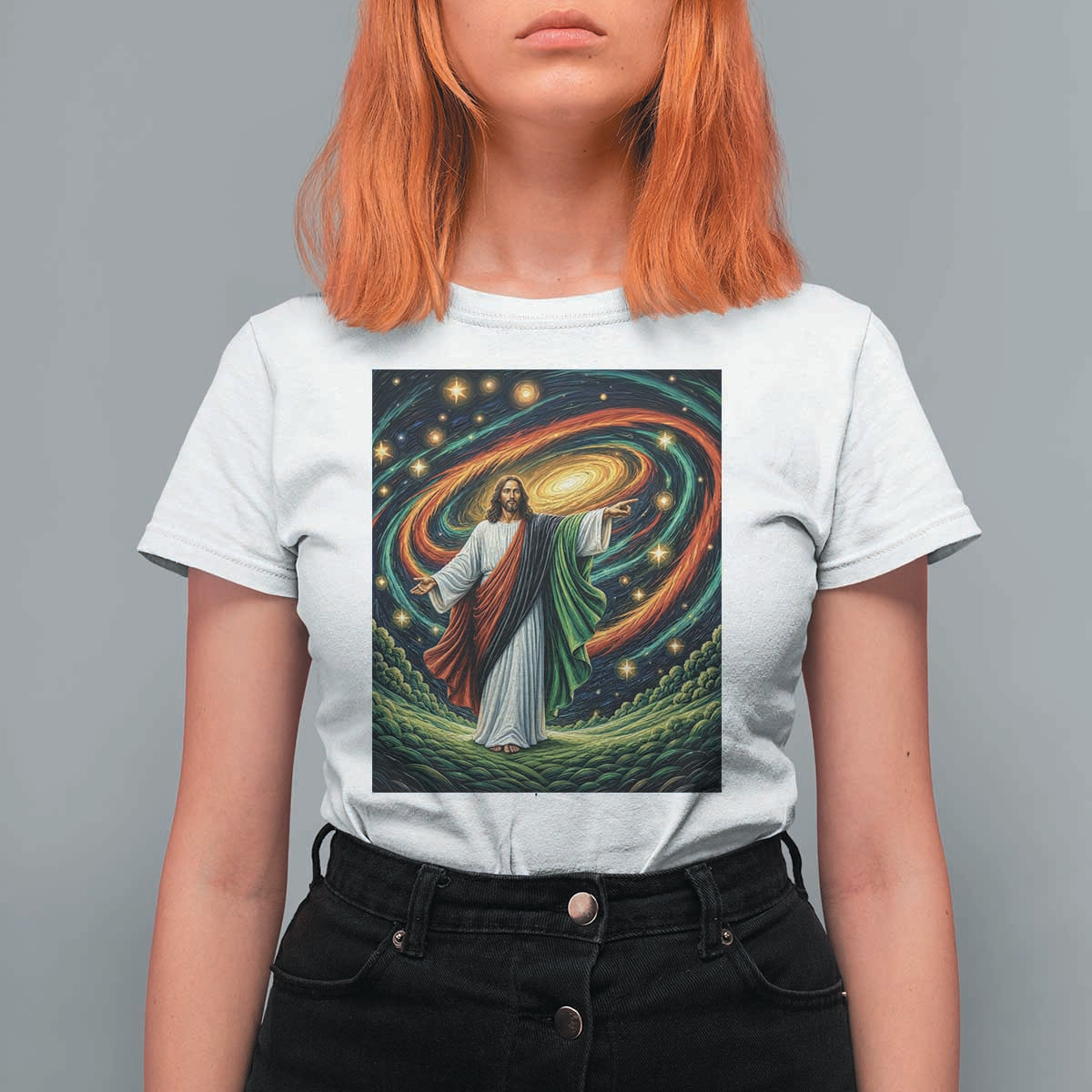 Black Jesus Juneteenth T Shirt For Women African American Christian Pride