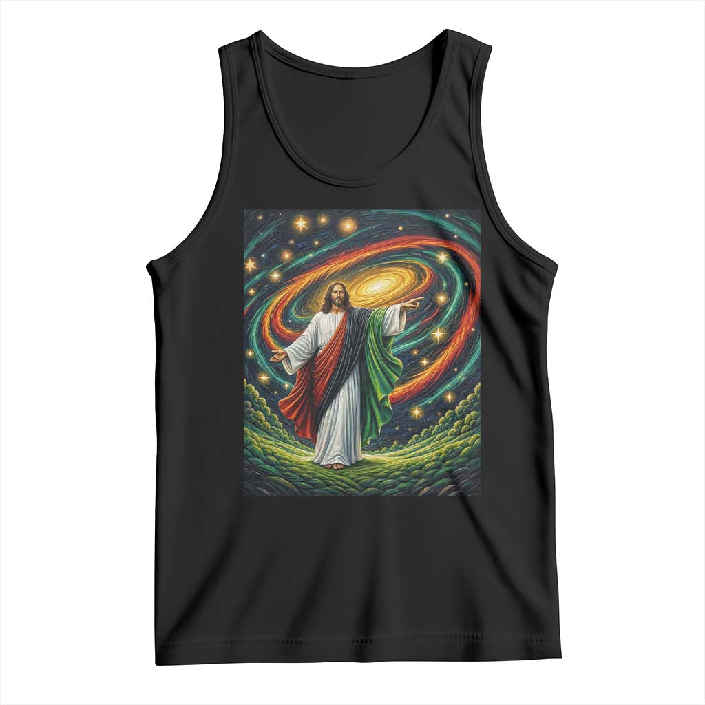 Black Jesus Juneteenth Tank Top African American Christian Pride