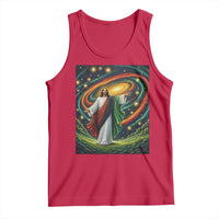 Black Jesus Juneteenth Tank Top African American Christian Pride