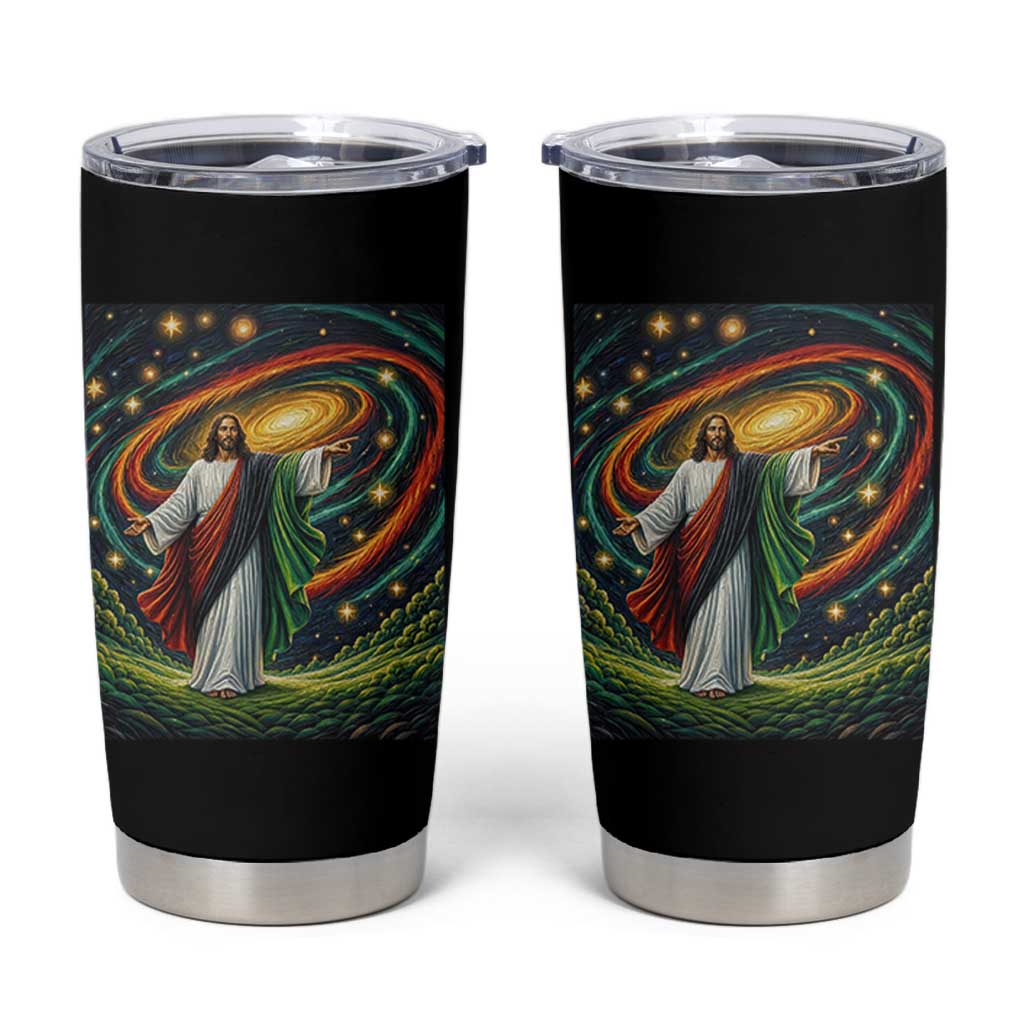 Black Jesus Juneteenth Tumbler Cup African American Christian Pride