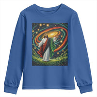 Black Jesus Juneteenth Youth Sweatshirt African American Christian Pride