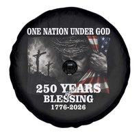 One Nation Under God 250th Anniversary Spare Tire Cover American Patriotic Faith