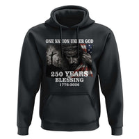 One Nation Under God 250th Anniversary Hoodie American Patriotic Faith