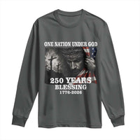 One Nation Under God 250th Anniversary Long Sleeve Shirt American Patriotic Faith