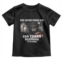 One Nation Under God 250th Anniversary Toddler T Shirt American Patriotic Faith