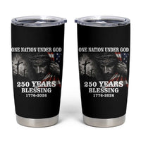 One Nation Under God 250th Anniversary Tumbler Cup American Patriotic Faith