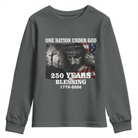 One Nation Under God 250th Anniversary Youth Sweatshirt American Patriotic Faith