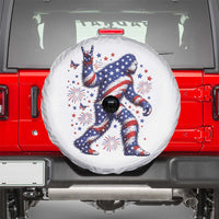 Funny Patriotic Bigfoot Spare Tire Cover 4th Of July Freedom