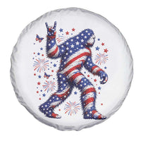 Funny Patriotic Bigfoot Spare Tire Cover 4th Of July Freedom