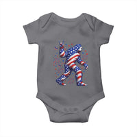 Funny Patriotic Bigfoot Baby Onesie 4th Of July Freedom