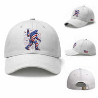 Funny Patriotic Bigfoot Baseball Cap 4th Of July Freedom
