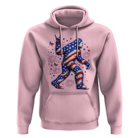 Funny Patriotic Bigfoot Hoodie 4th Of July Freedom