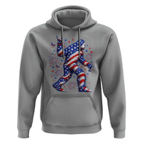Funny Patriotic Bigfoot Hoodie 4th Of July Freedom