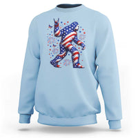 Funny Patriotic Bigfoot Sweatshirt 4th Of July Freedom