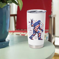 Funny Patriotic Bigfoot Tumbler Cup 4th Of July Freedom