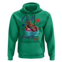 Funny Bigfoot 4th Of July Hoodie Chill The Fourth Out