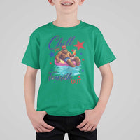 Funny Bigfoot 4th Of July T Shirt For Kid Chill The Fourth Out